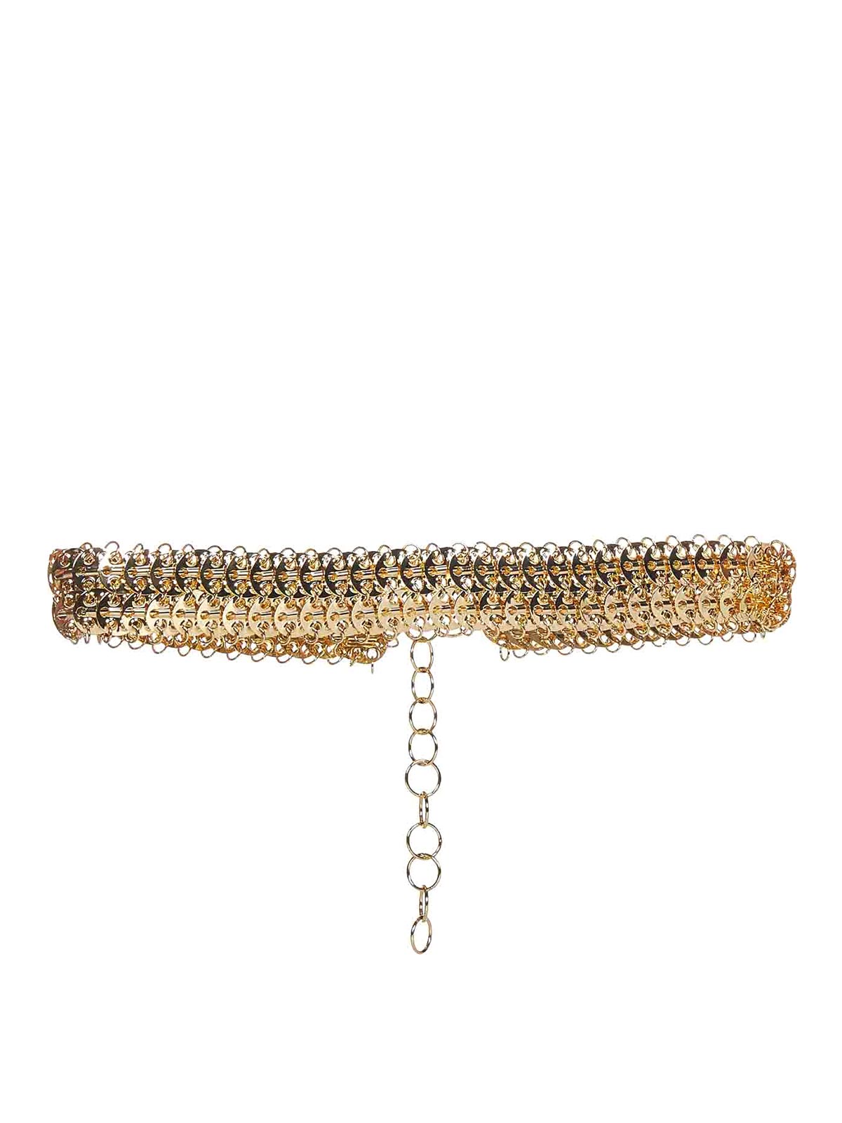 Gold-Toned Disc Belt