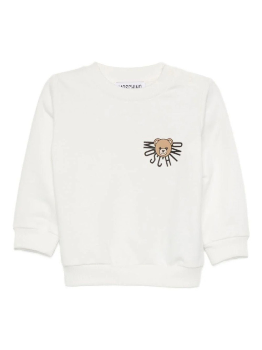 Babies White Logo Sweatshirt