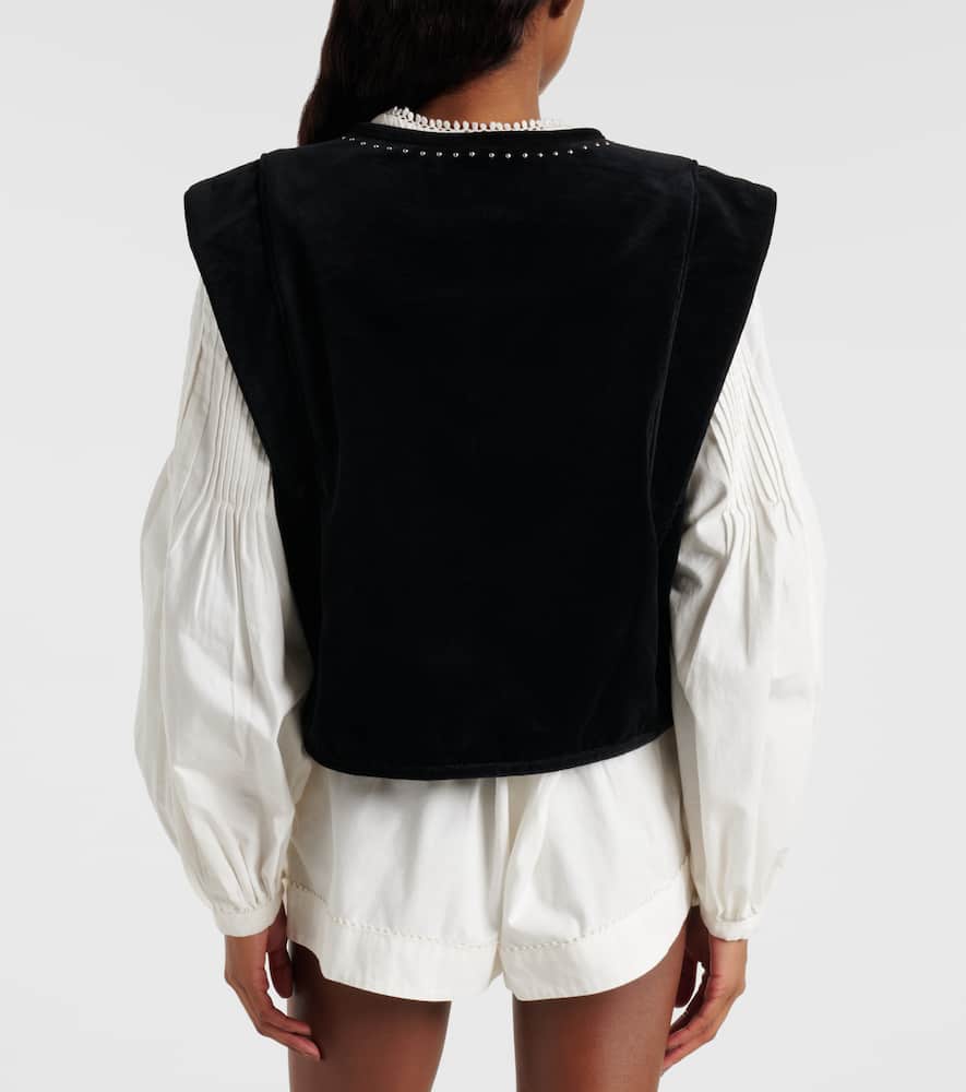 Poppy embellished vest