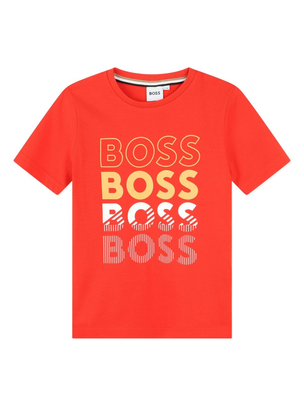 Logo-print cotton T-shirt - Red