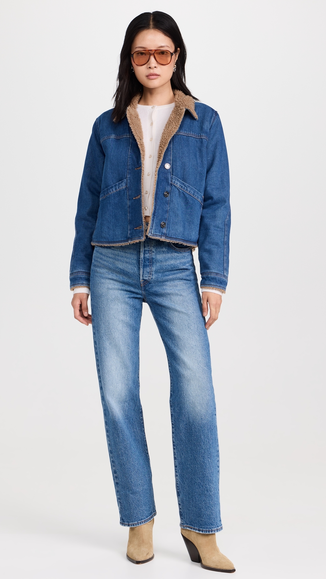 The Bridget Crop Jacket Concord