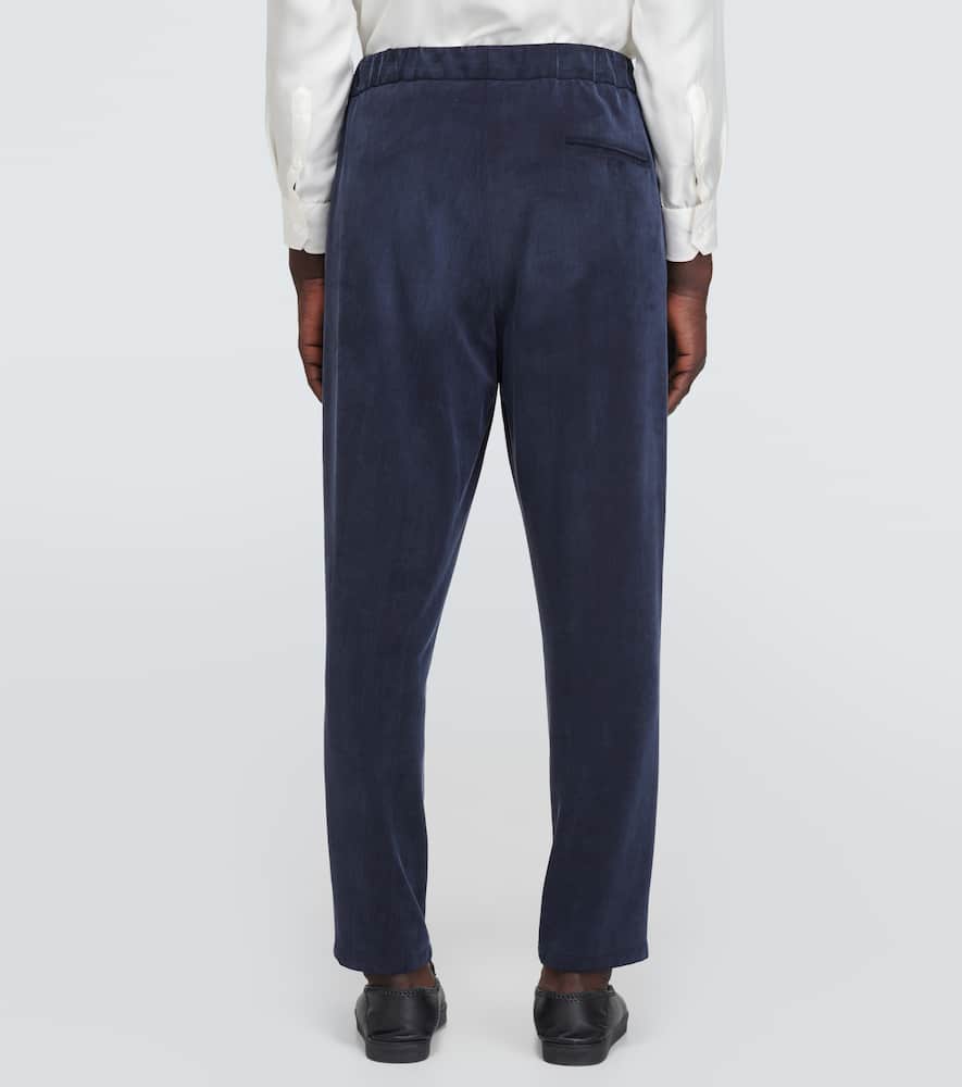 Jersey straight pants