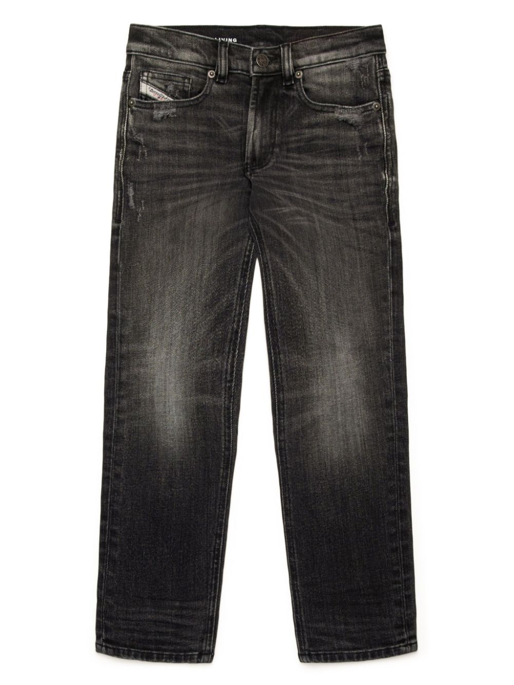 2010 mid-rise straight-leg jeans - Black