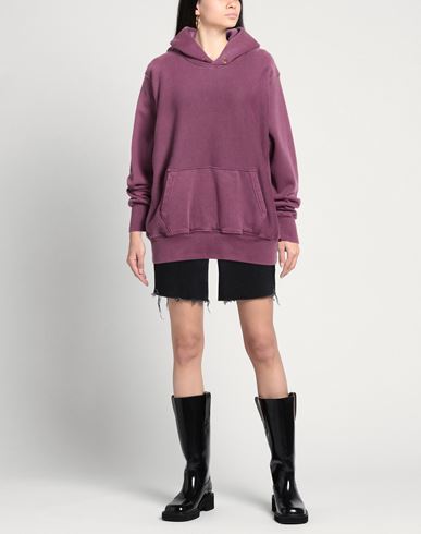 Woman Sweatshirt Plum Size XS Cotton