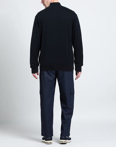 Man Cardigan Midnight blue Size 46 Cotton, Cashmere, Silk