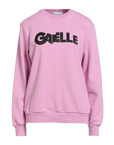 Woman Sweatshirt Pink Size 1 Cotton, Polyester, Elastane