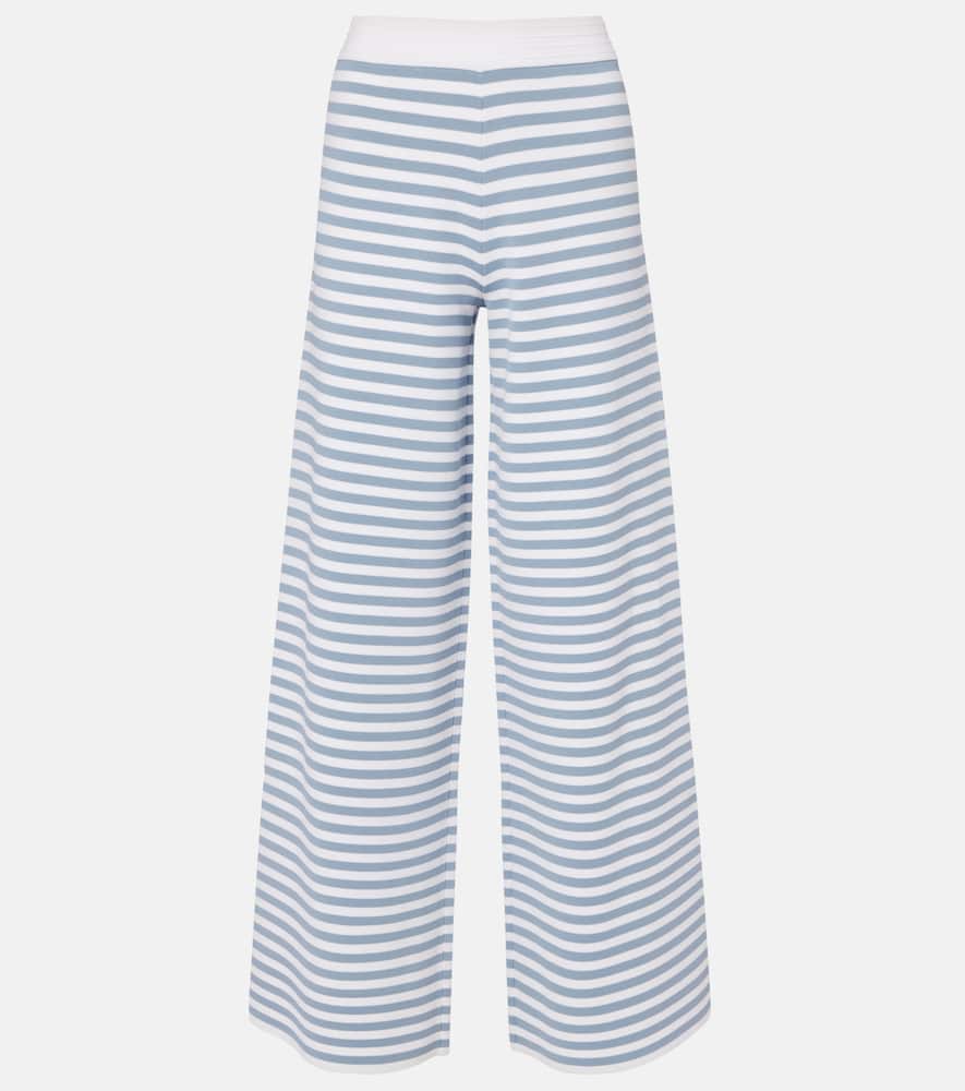 Fingere striped wide-leg pants