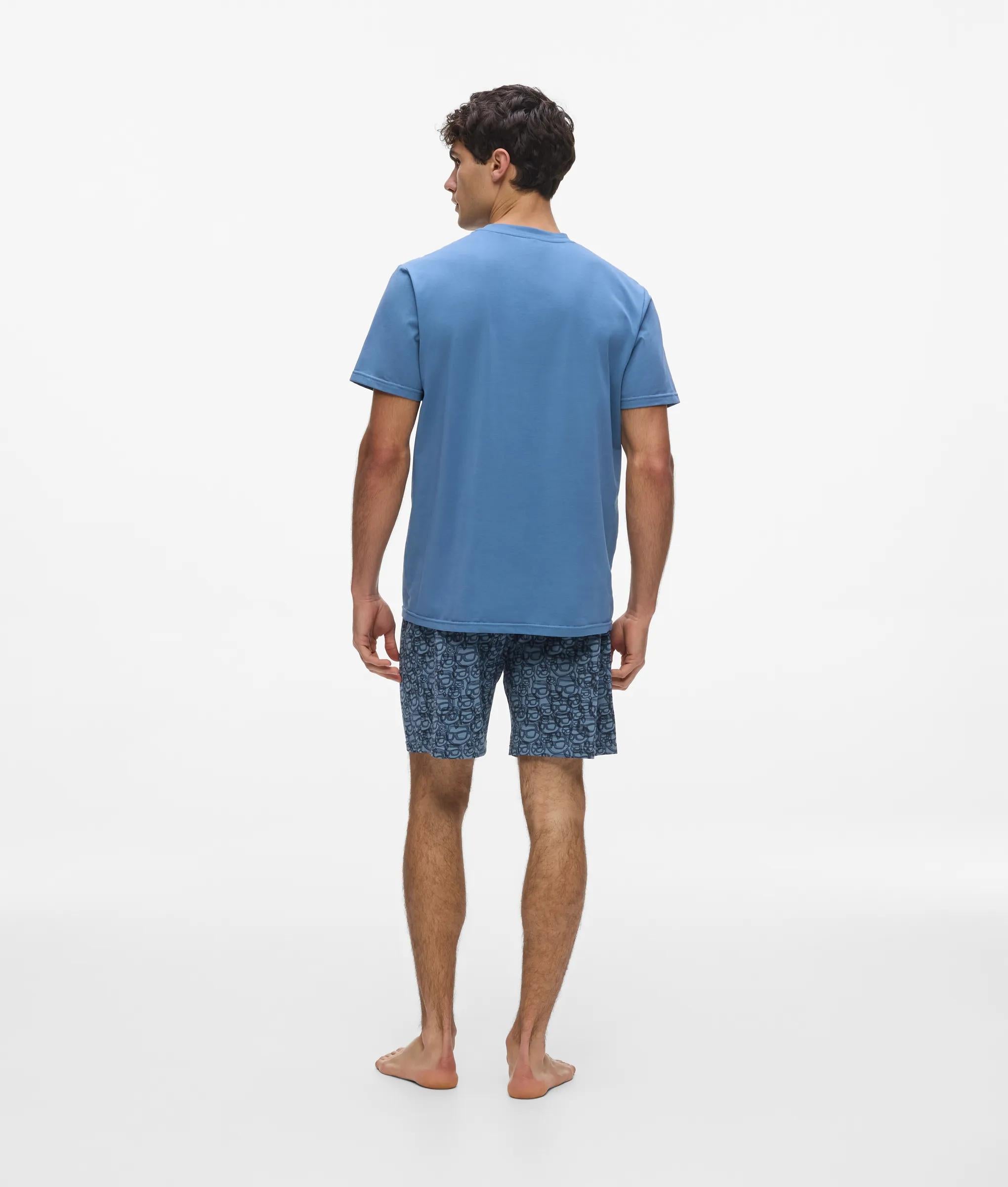 Karl Lagerfeld - Ikon Shorts And T-shirt Pajama Set, Man