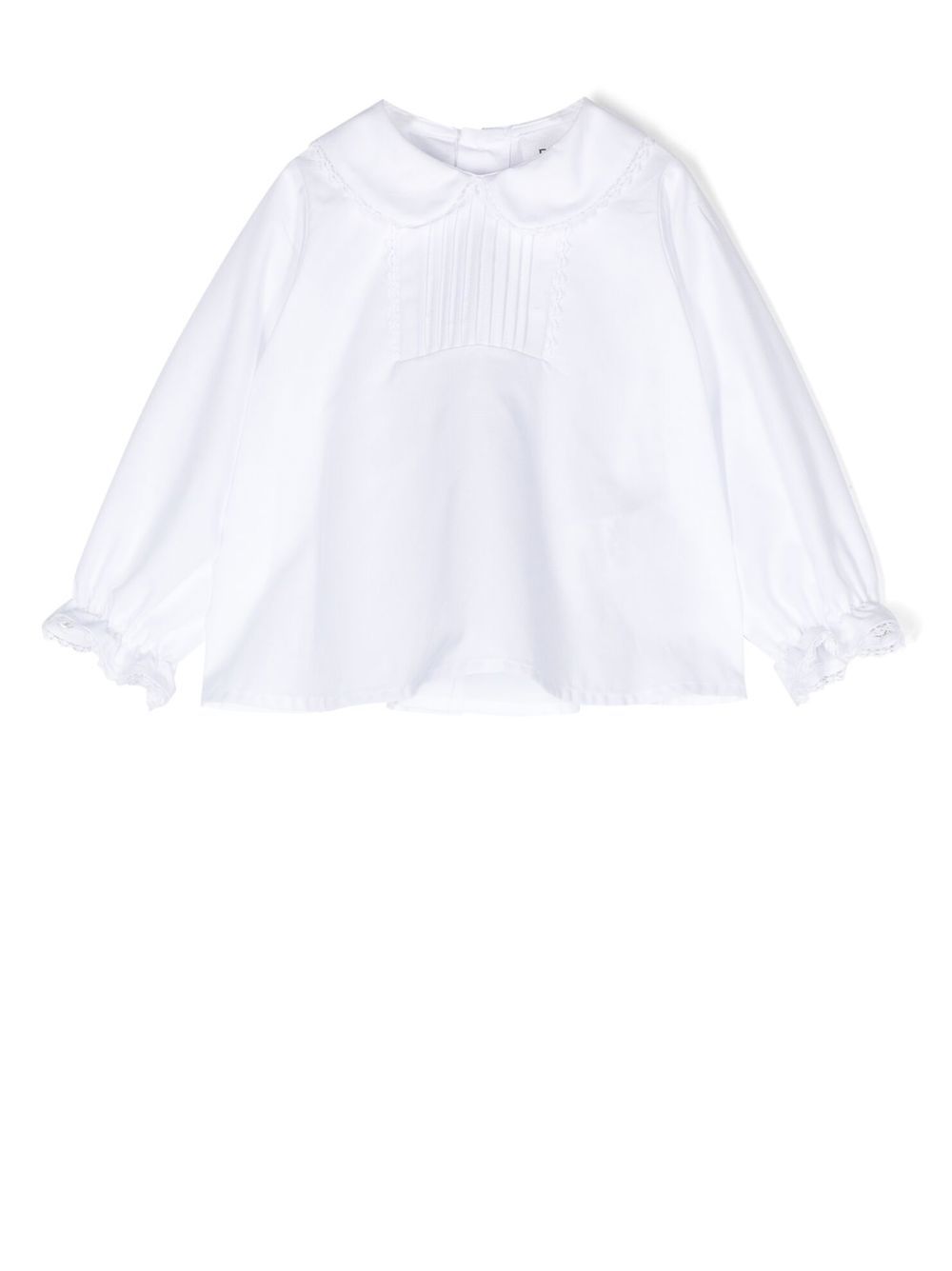 Peter-pan collar blouse - White