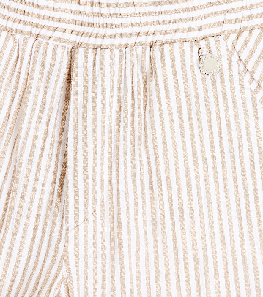 Baby striped cotton seersucker shorts