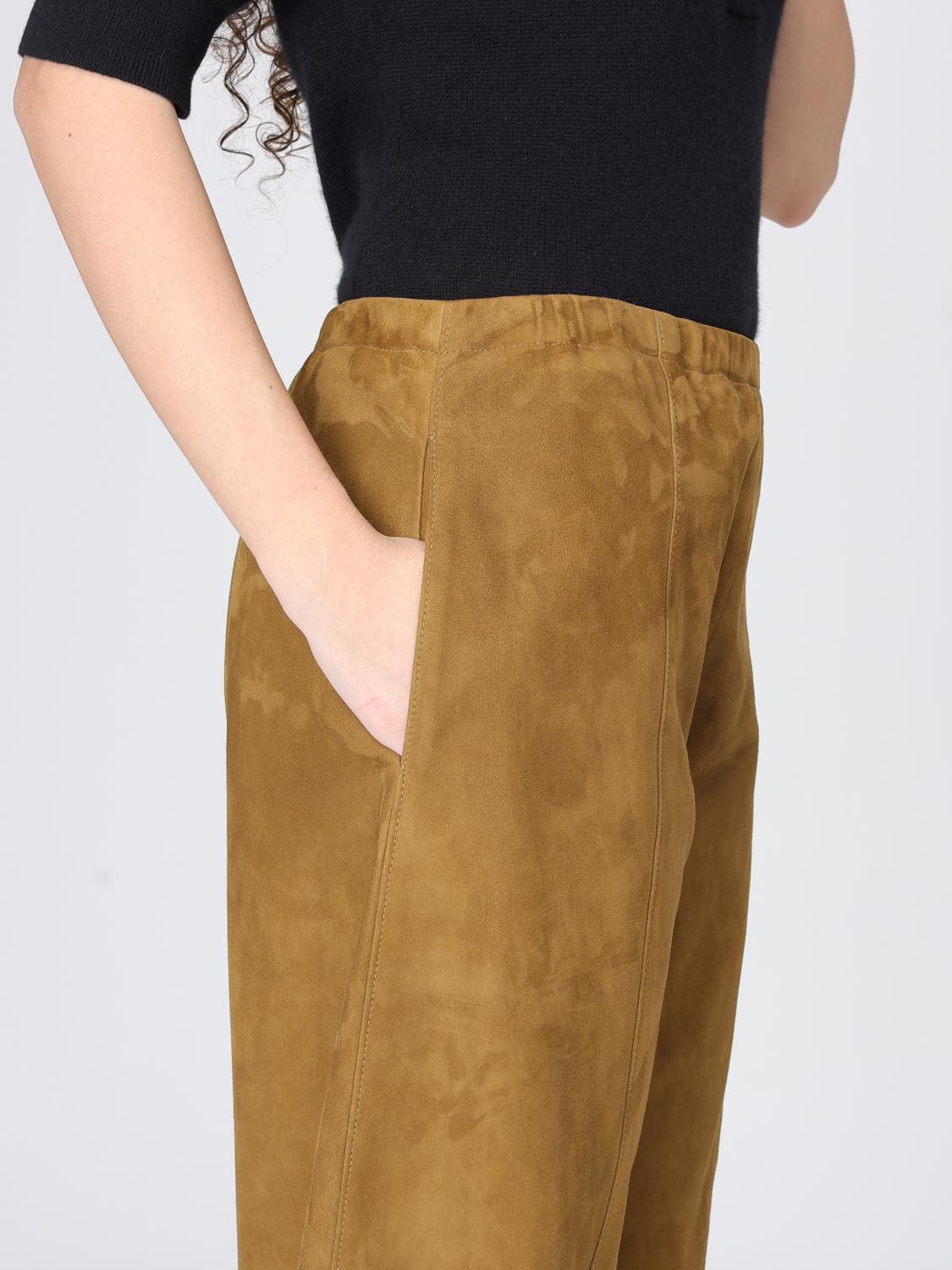 Pants Woman color Brown