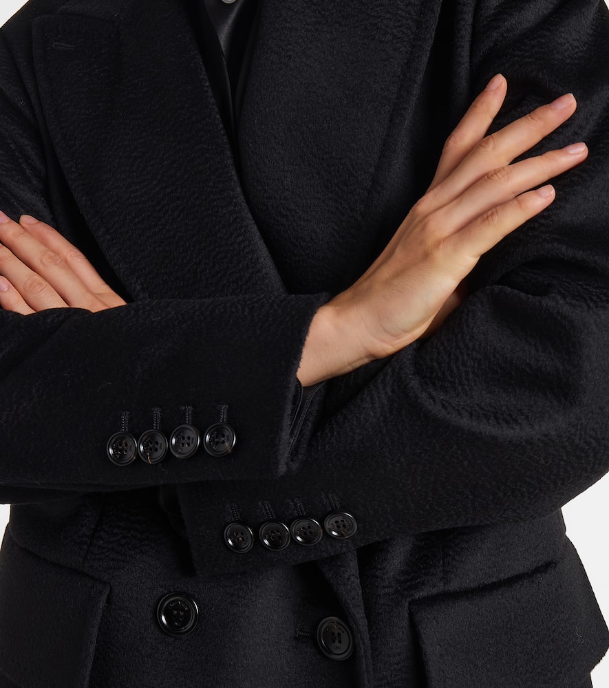 Cosa double-breasted camel hair coat