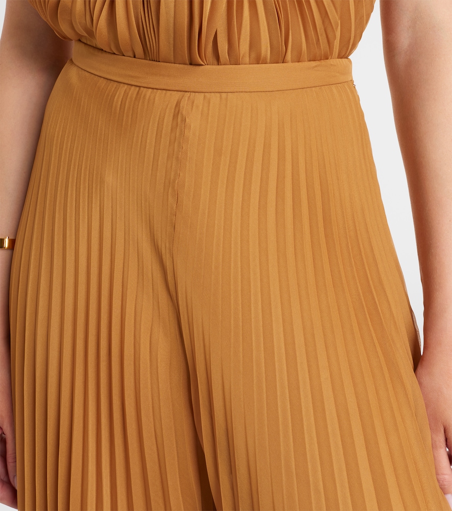 Grembo pleated wide-leg pants