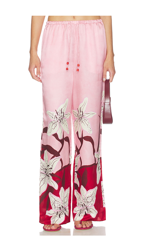 ROAME. Miles Pant in Red,Rose. XS. Also in S