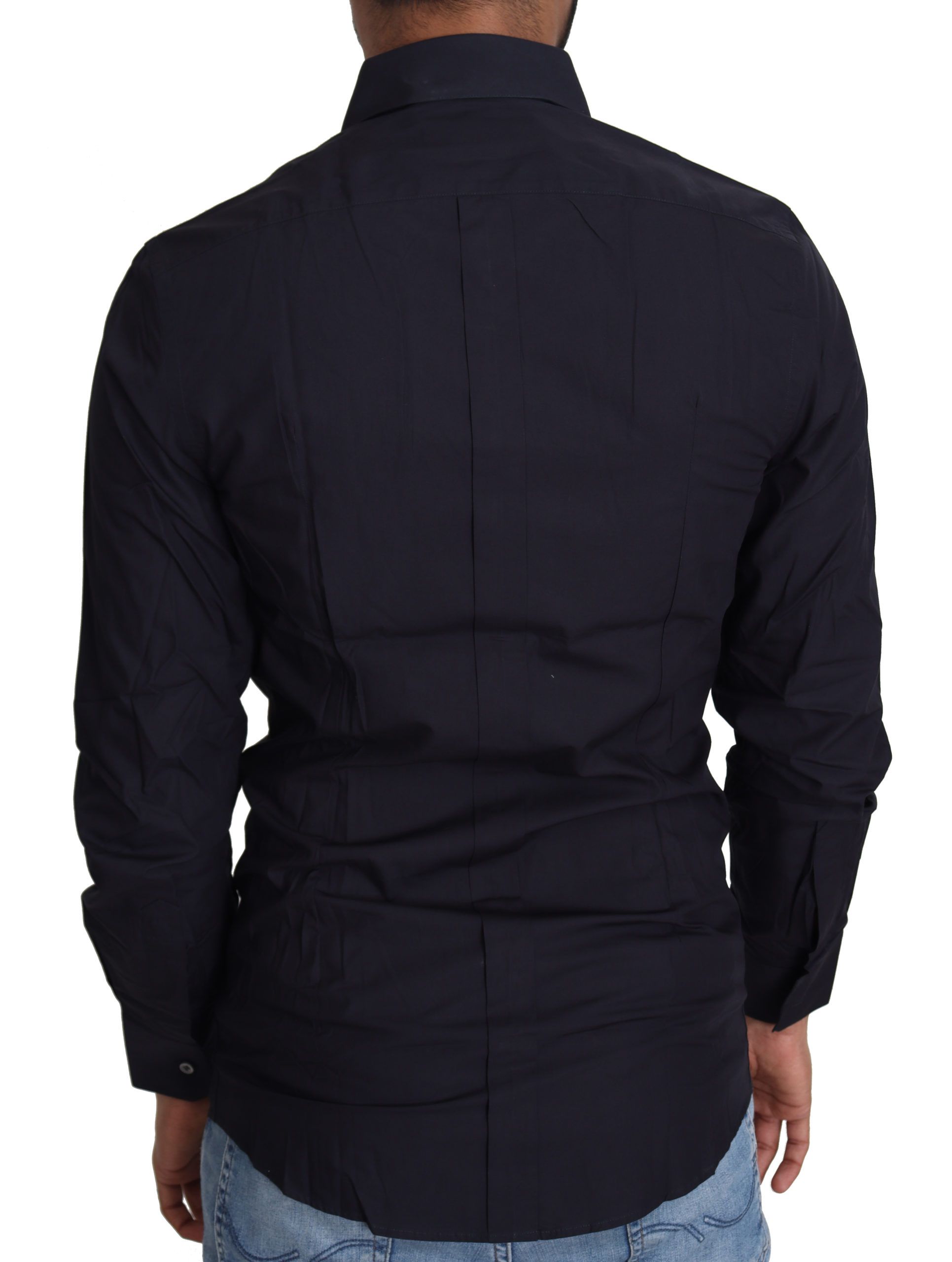 100% Cotton Dress Shirt — Navy