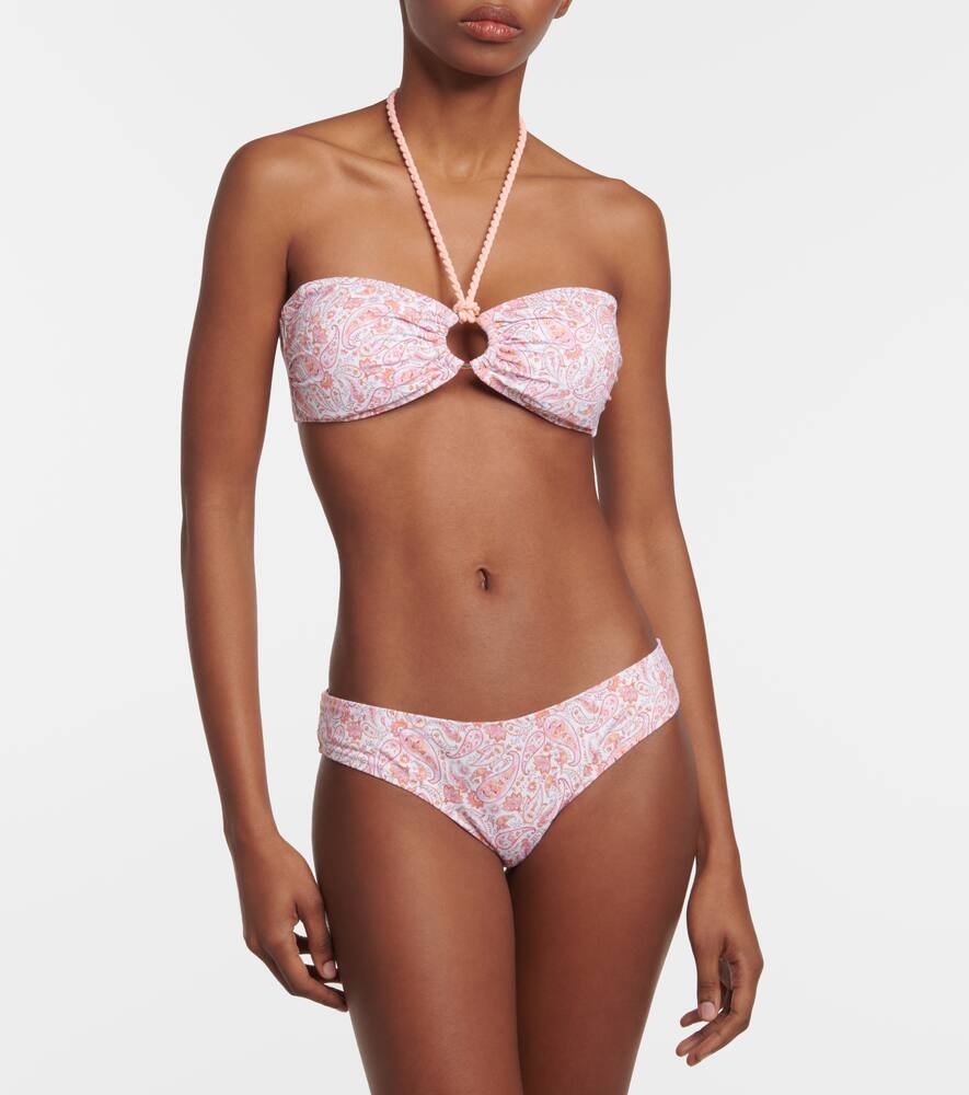 Muskmelon Bay printed bikini bottoms