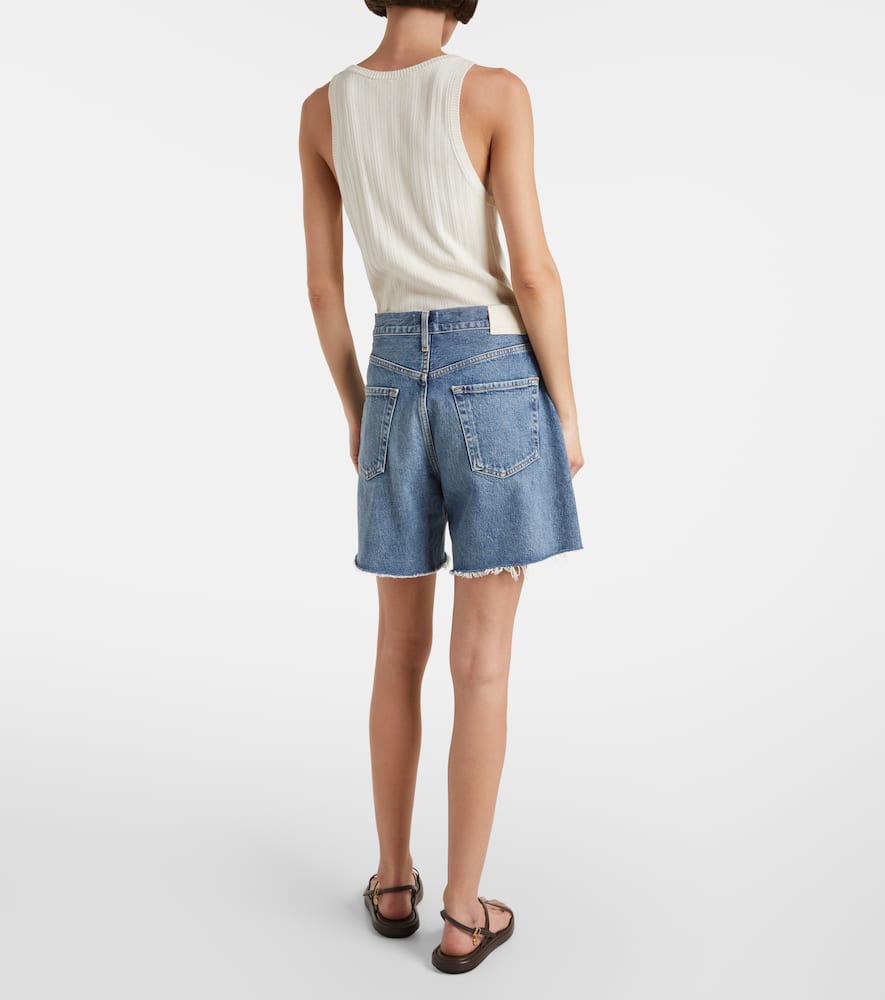 Marlow Long denim shorts
