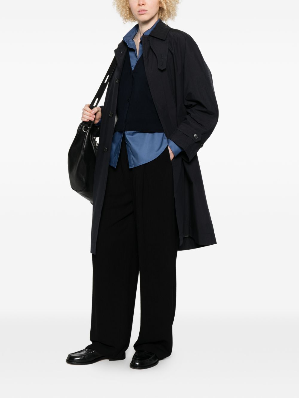 Cappotto Nicholson & Nicholson in misto cotone