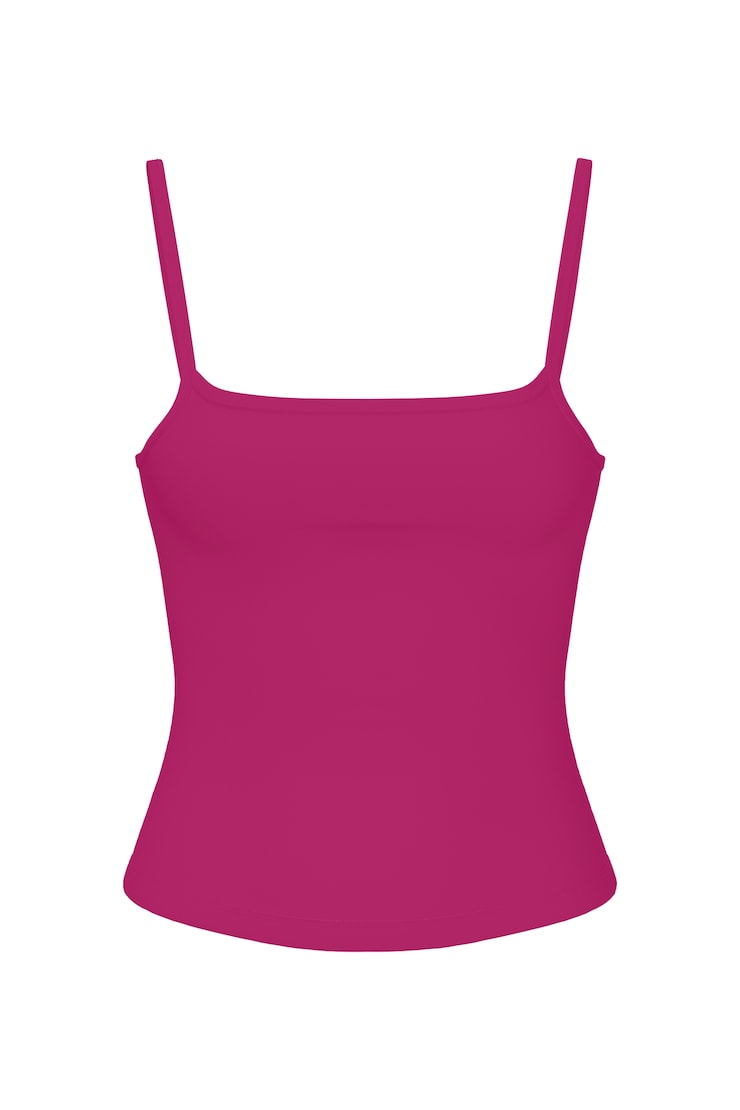 Sleek Scoop Cami Top - Pink - Women Clothing