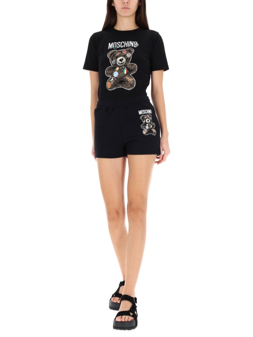 Shorts With "Teddy" Print