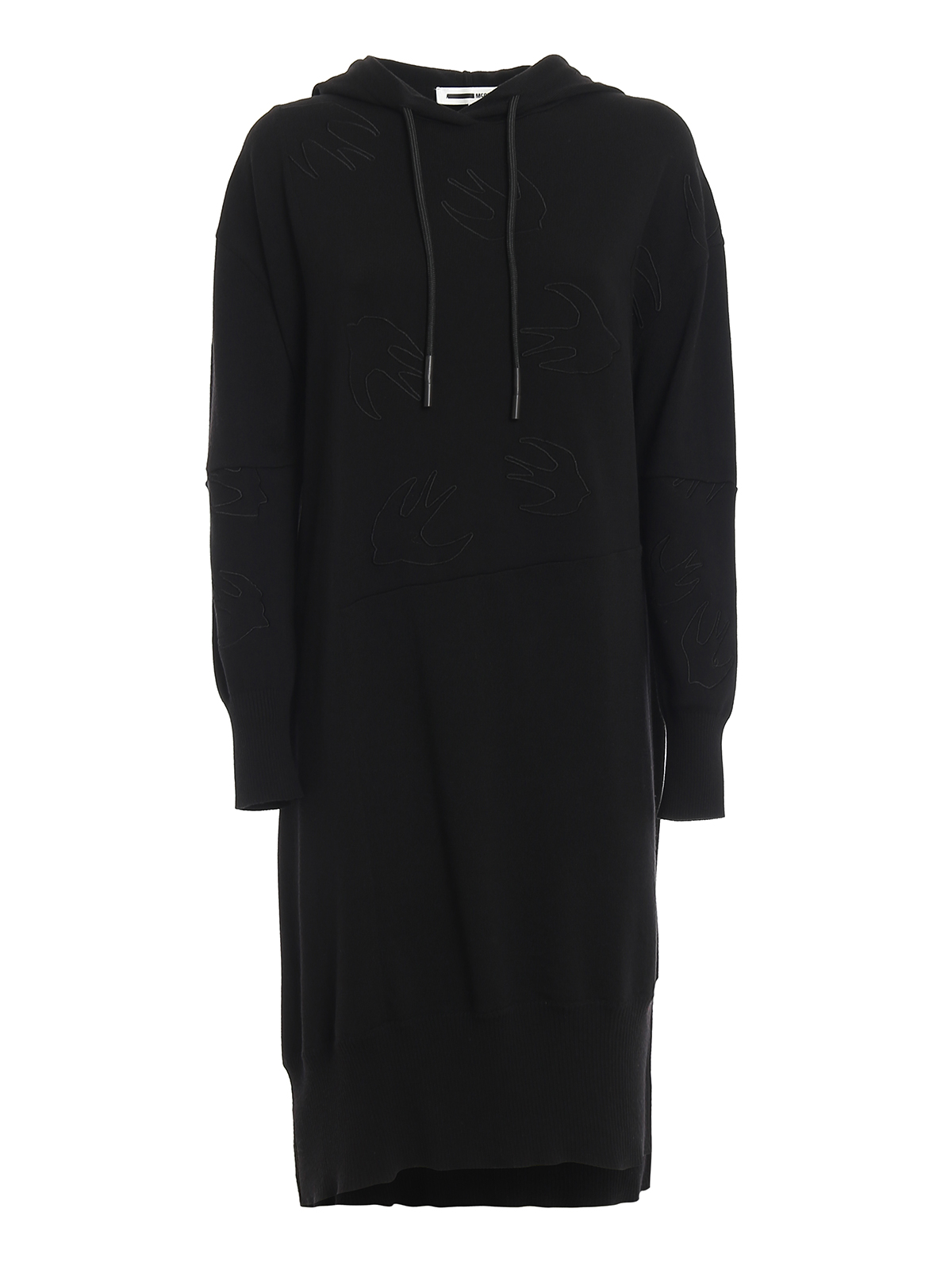 Swallow embroidery knitted dress