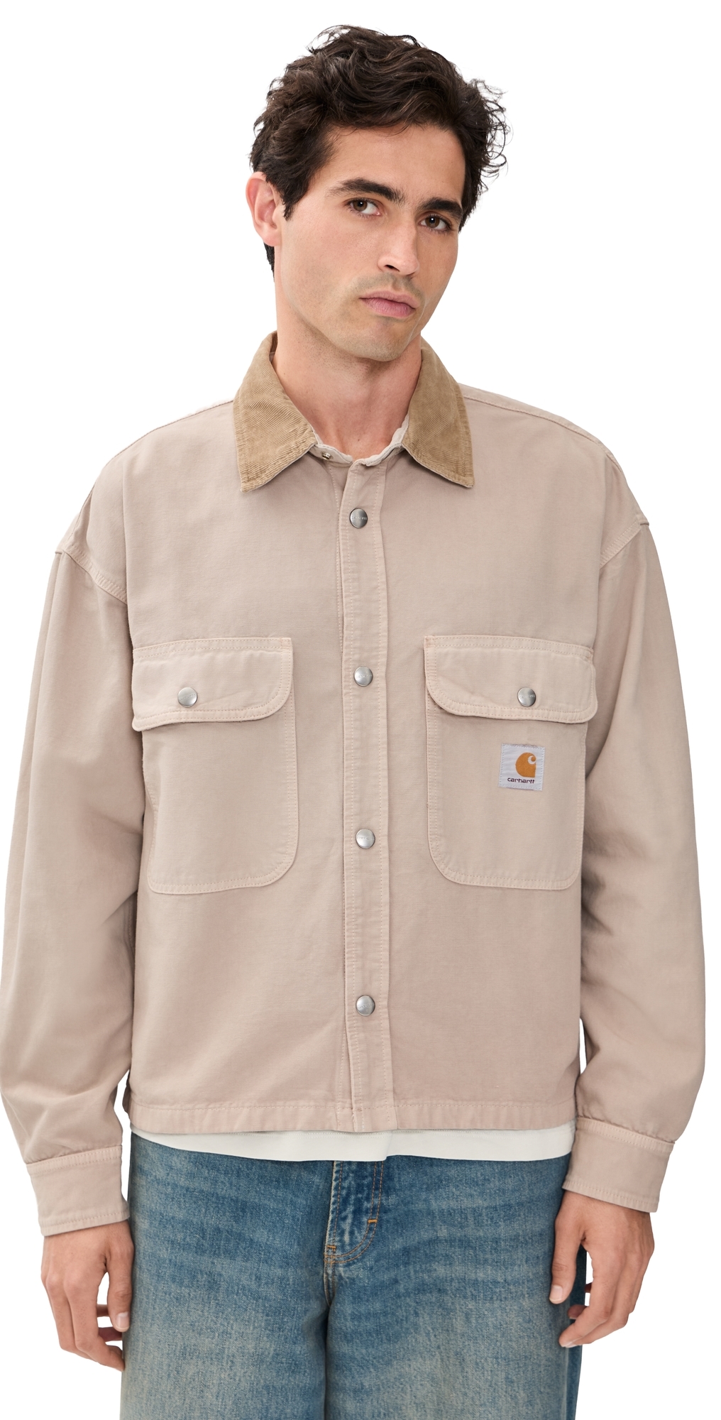 Prescott Shirt Jacket String/Leather