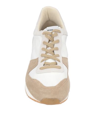 Man Sneakers Off white Size 10 Leather, Textile fibers