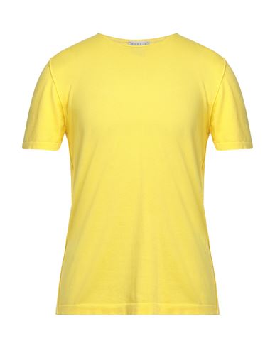 Man Sweater Yellow Size 38 Cotton