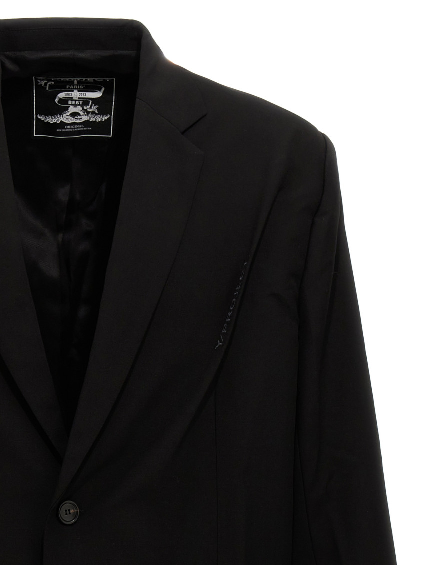 Pinched Logo Blazer