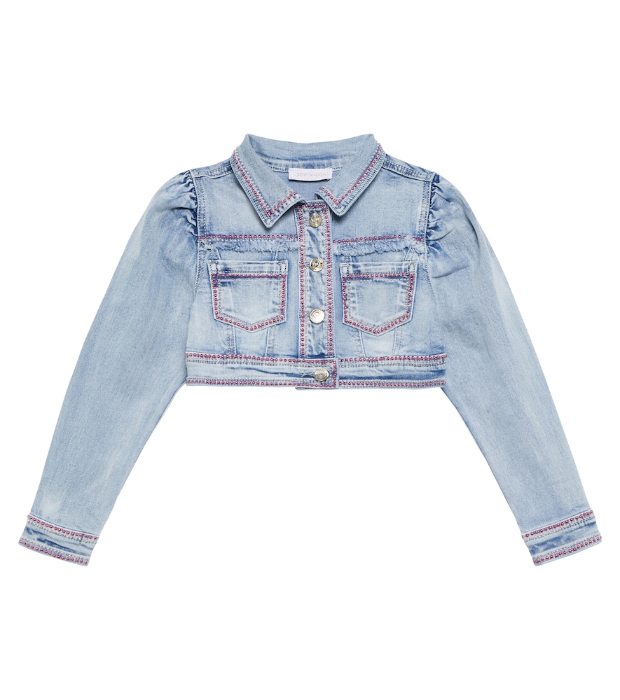 Monnalisa Embellished denim jacket