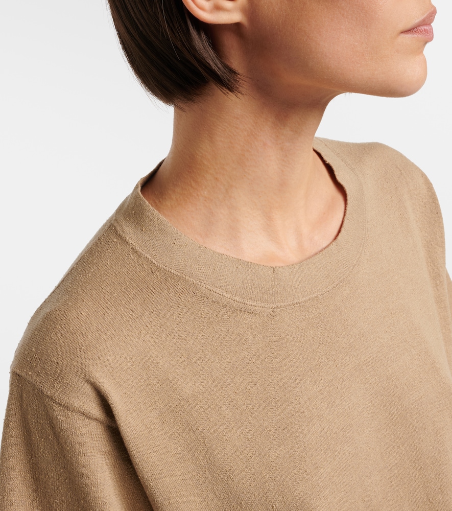 Orlan cotton and silk-blend T-shirt