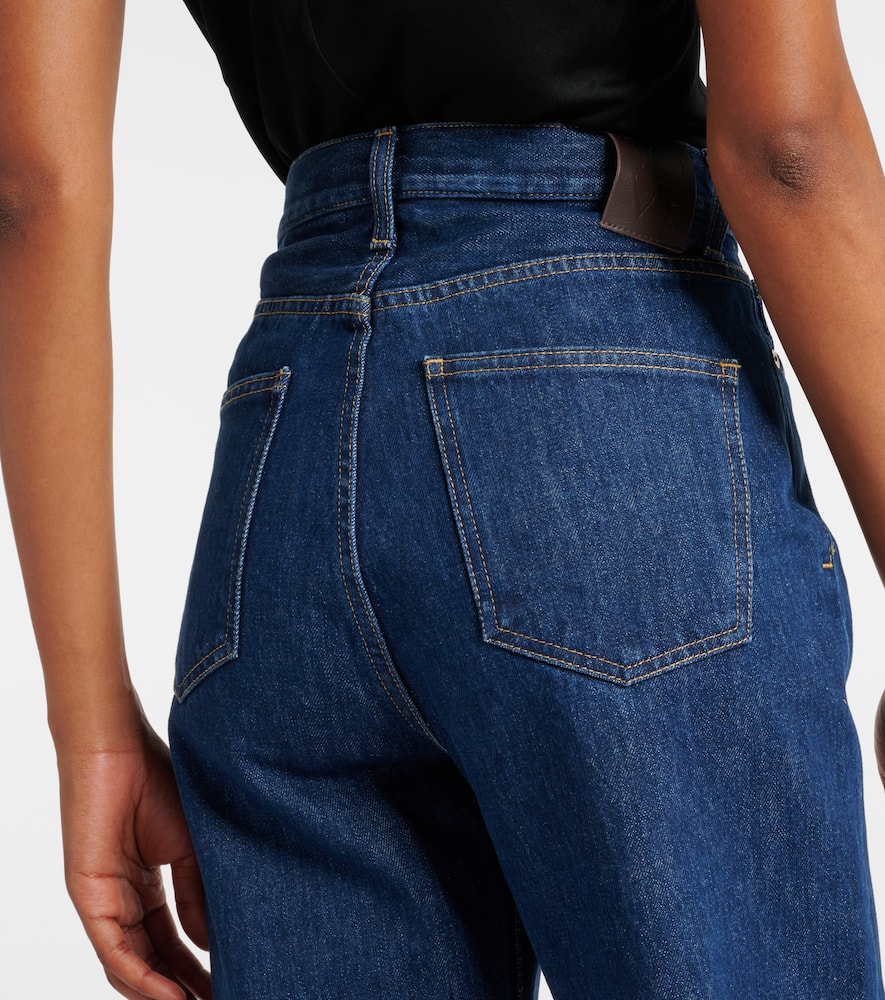 Linn high-rise wide-leg pants
