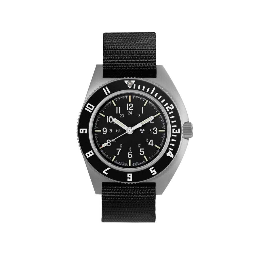 Ssnav Automatic Sterile Black Dial Unisex Watch WW194029SS-0801-KIT