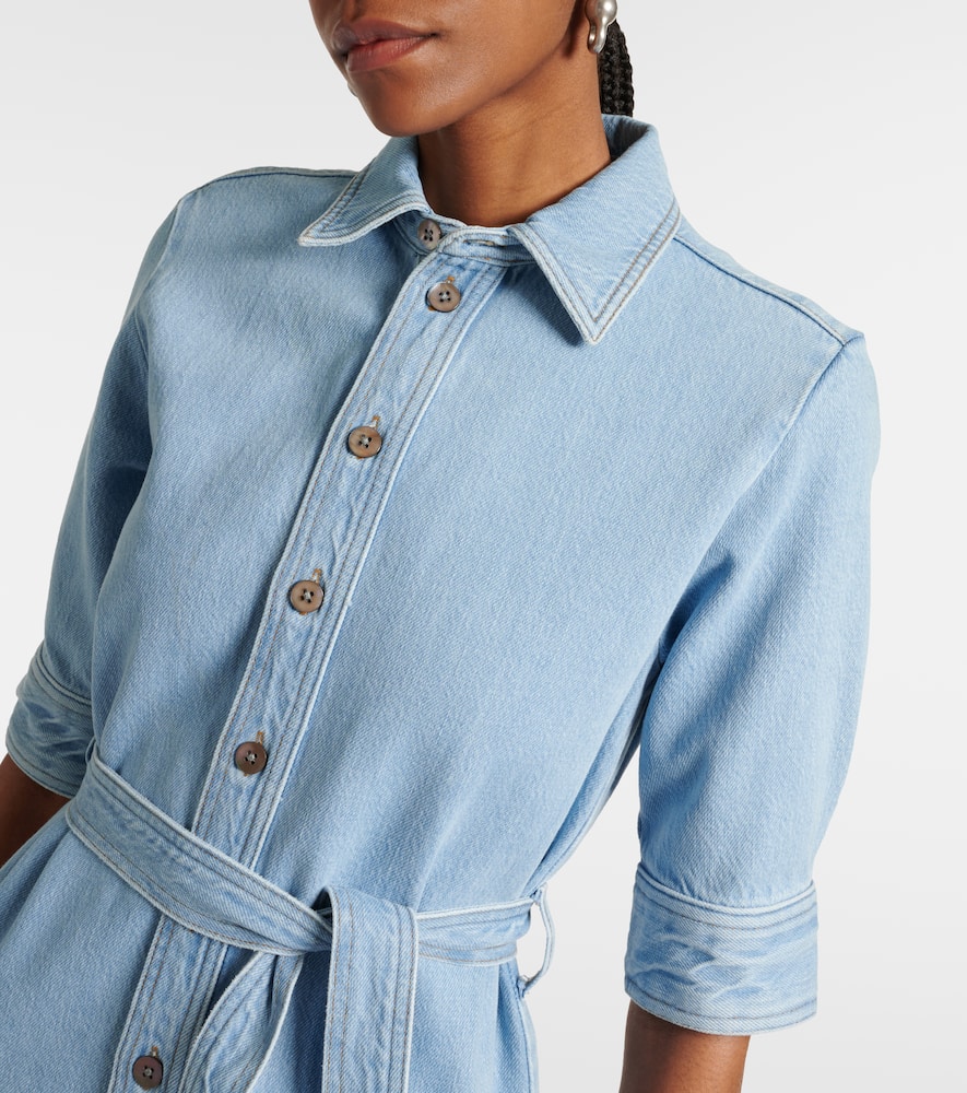 Denim shirt dress
