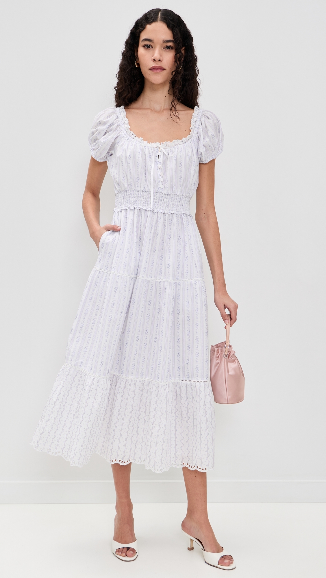 Emie Dress Sky Bonnet Blue