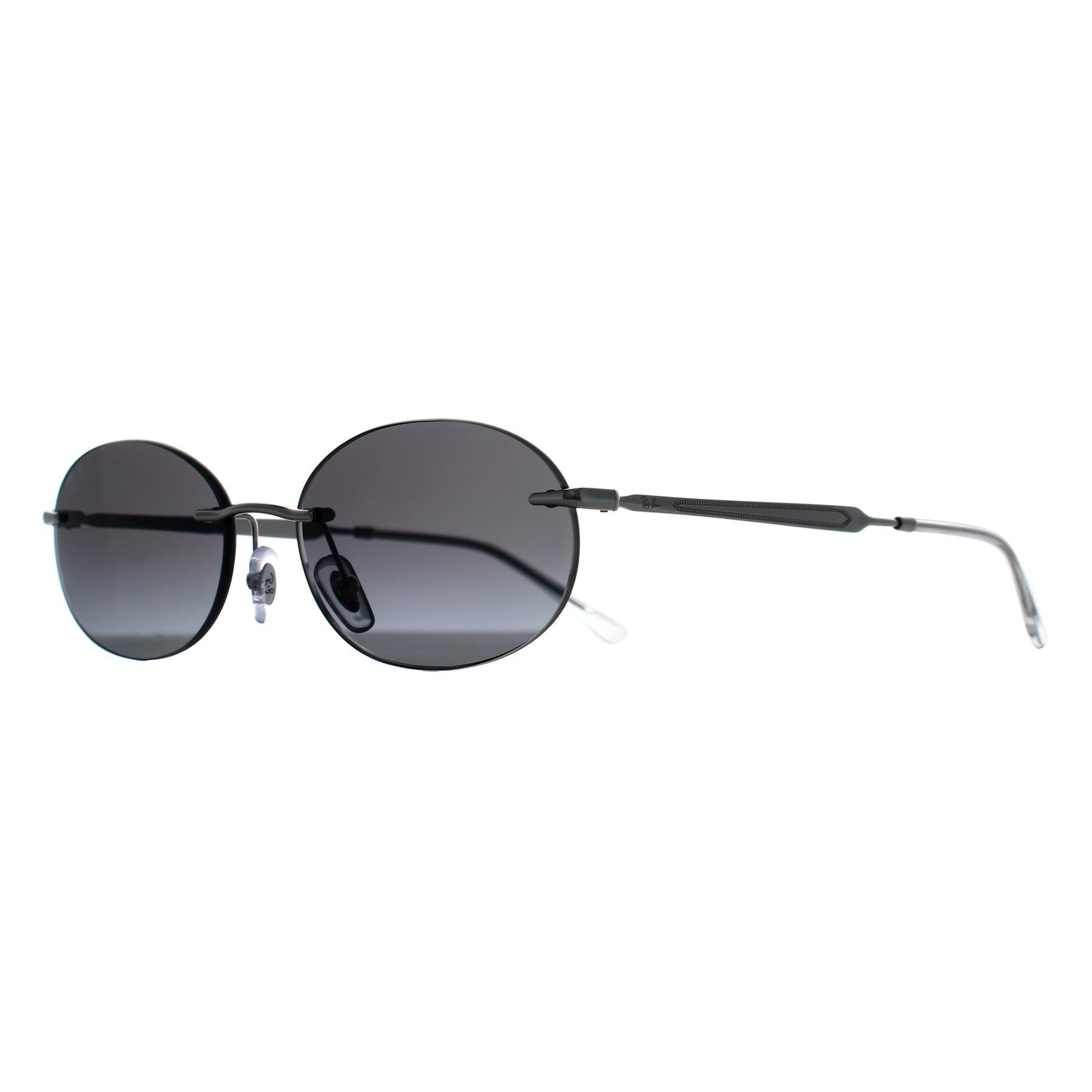 Ray-Ban Women's Oval Silver Grey Gradient RB