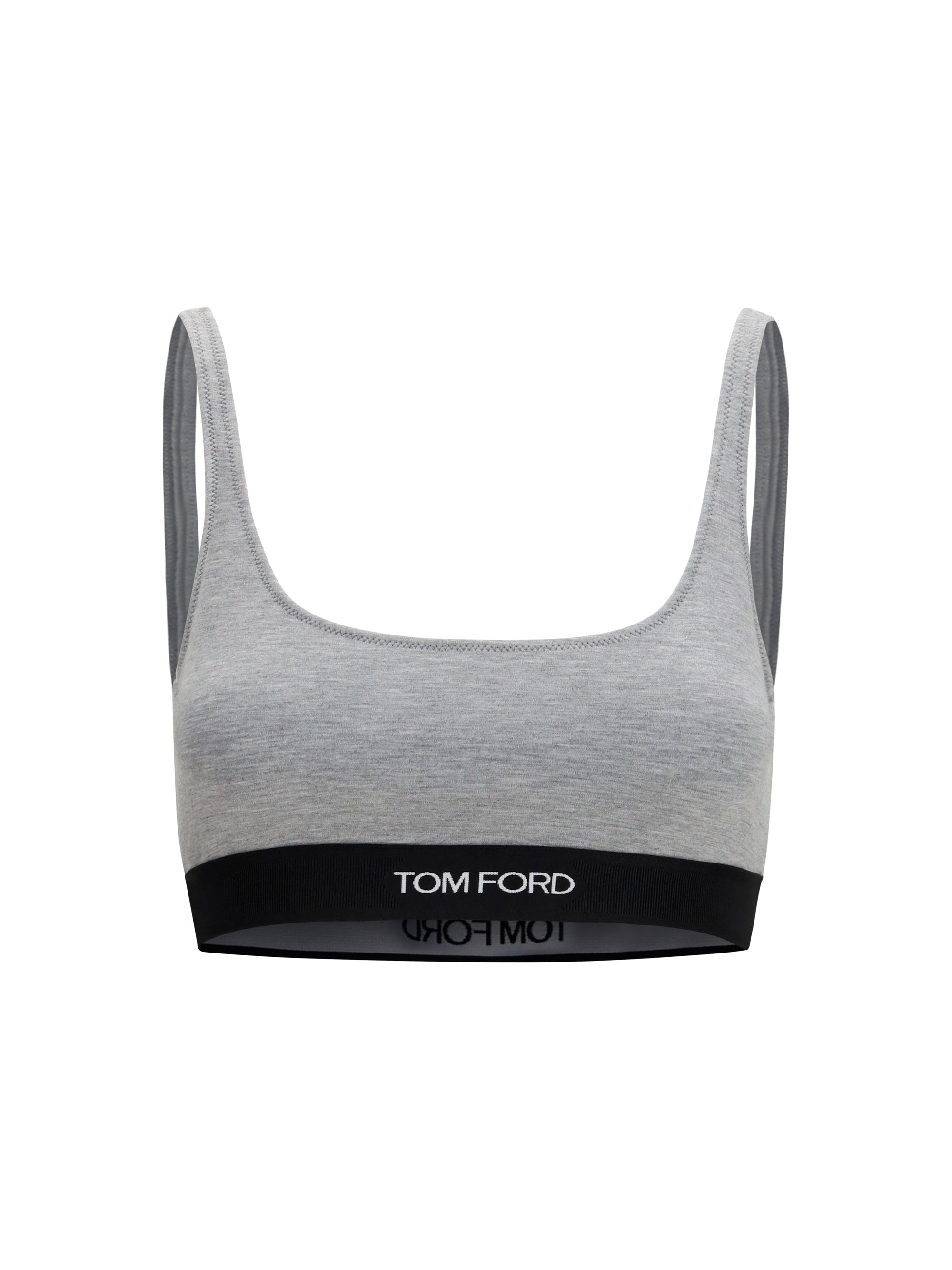 Modal-Elastane Sports Bra — Gray