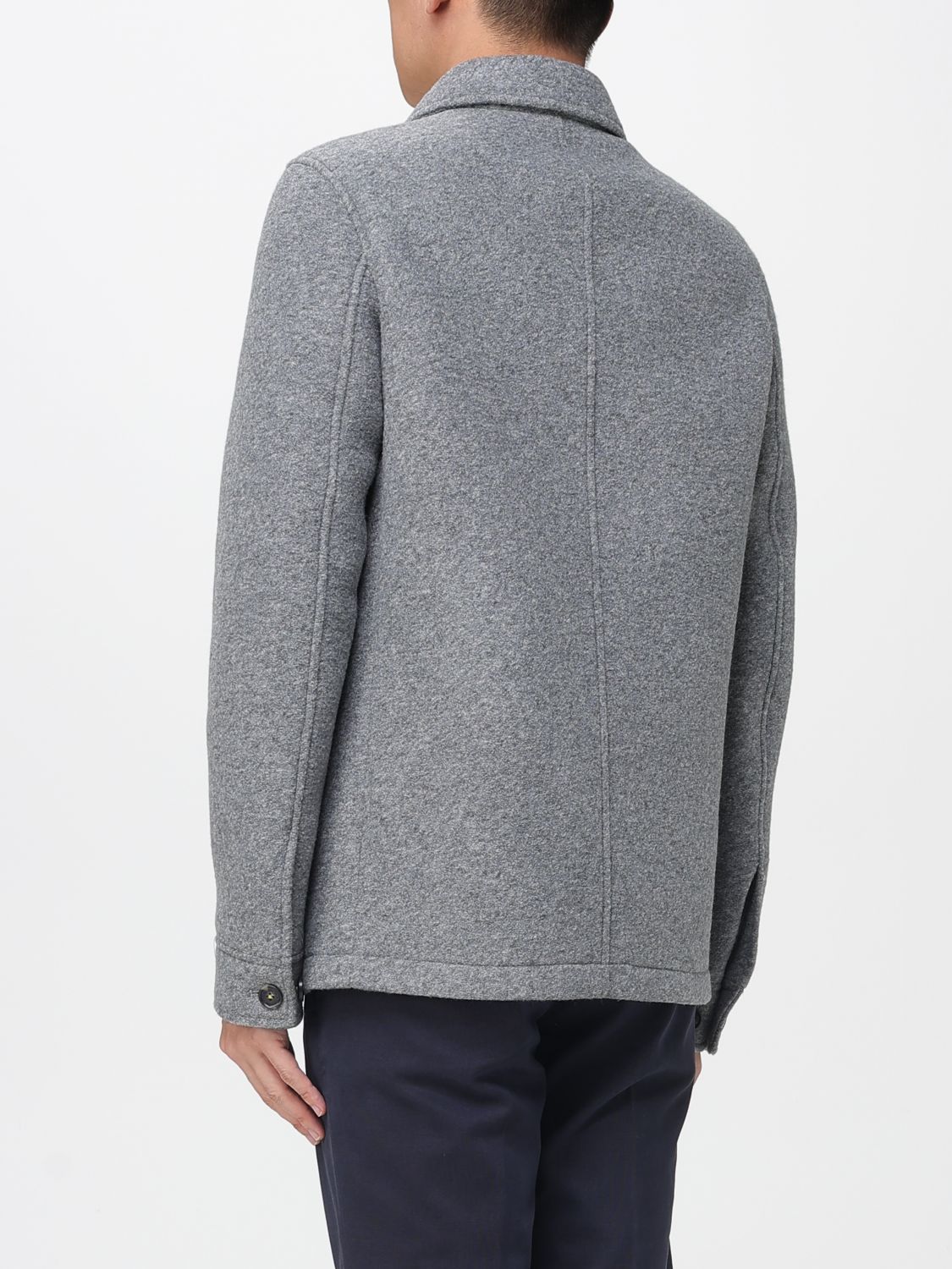 Coat Men color Grey