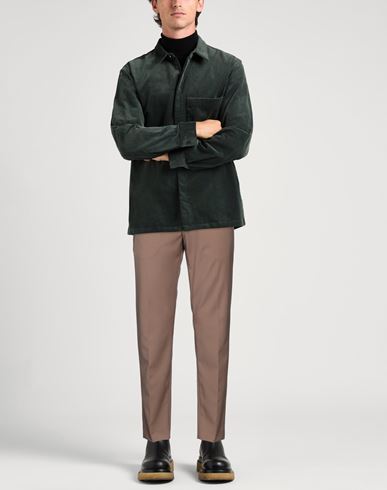 Man Pants Khaki Size 38 Polyester, Viscose, Elastane
