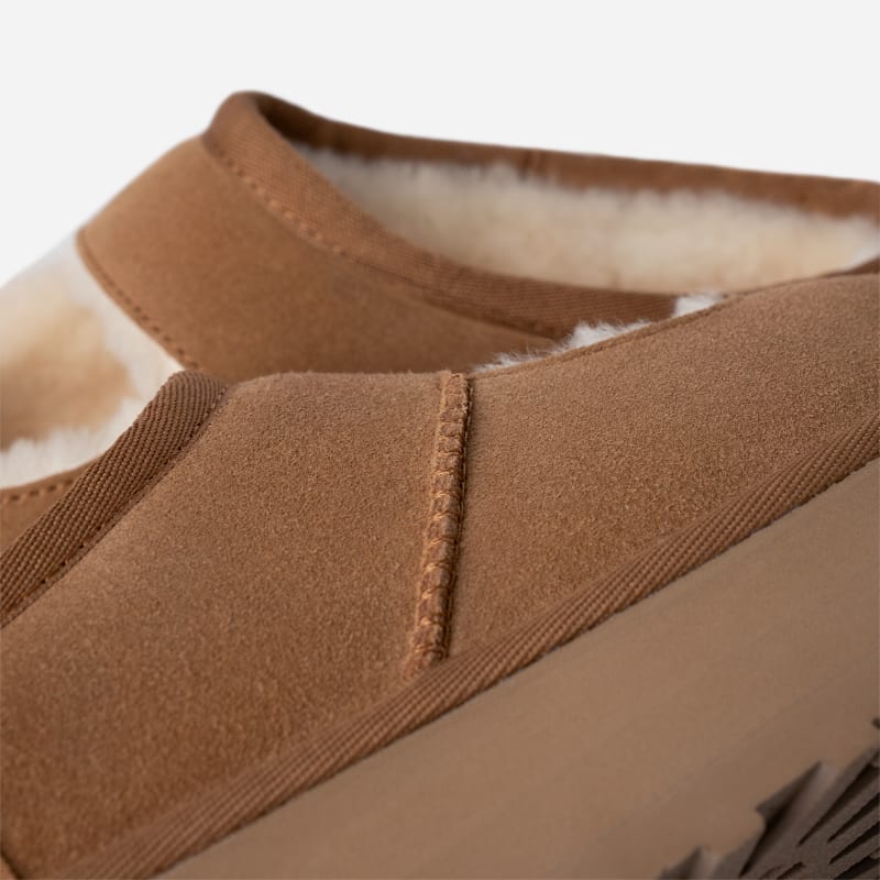 ® Women's Bea Mary Jane Sheepskin Slippers in Chestnut