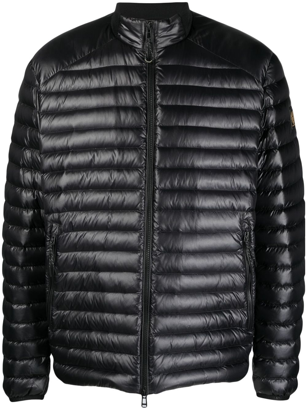 Rambler logo-patch padded jacket - Black
