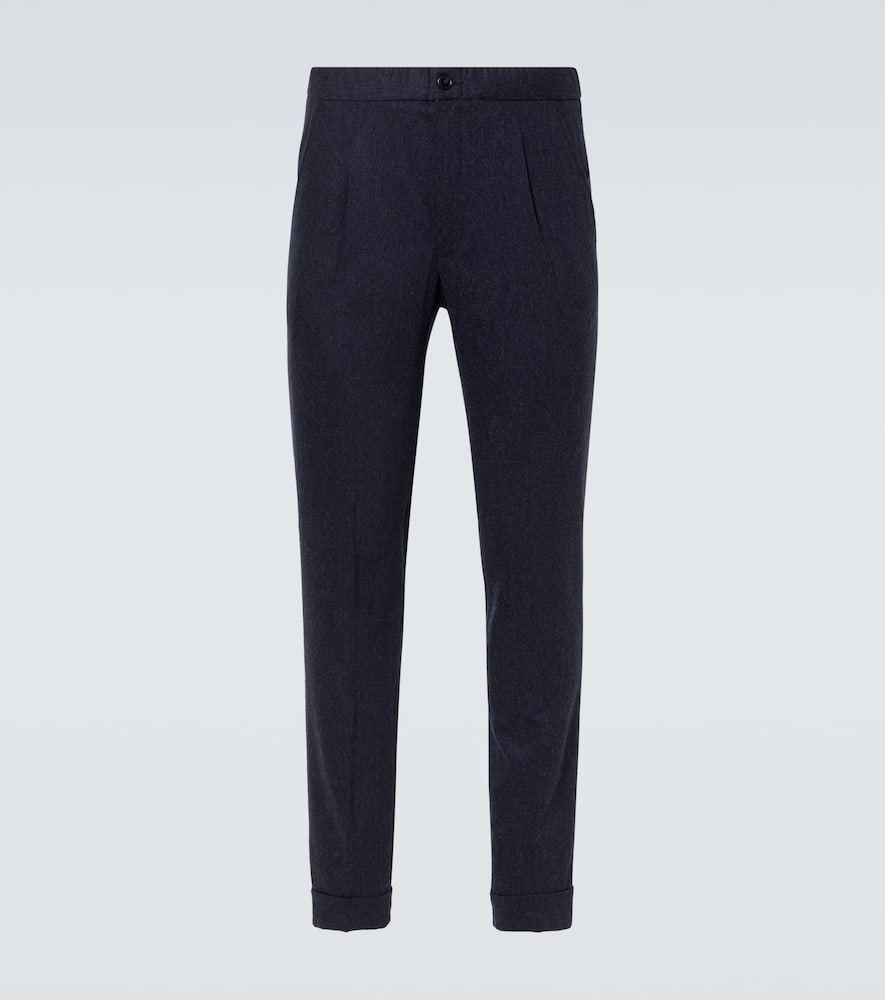 Cashmere straight pants