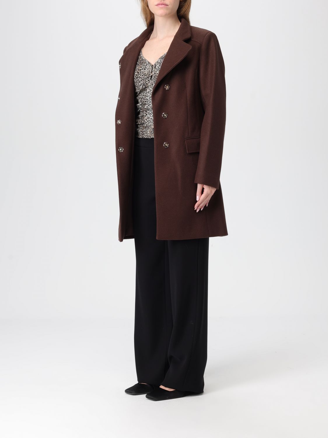 Coat Woman color Brown