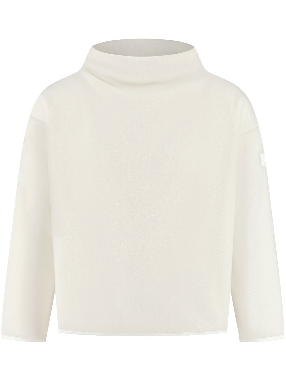 Logo-patch sweater - White