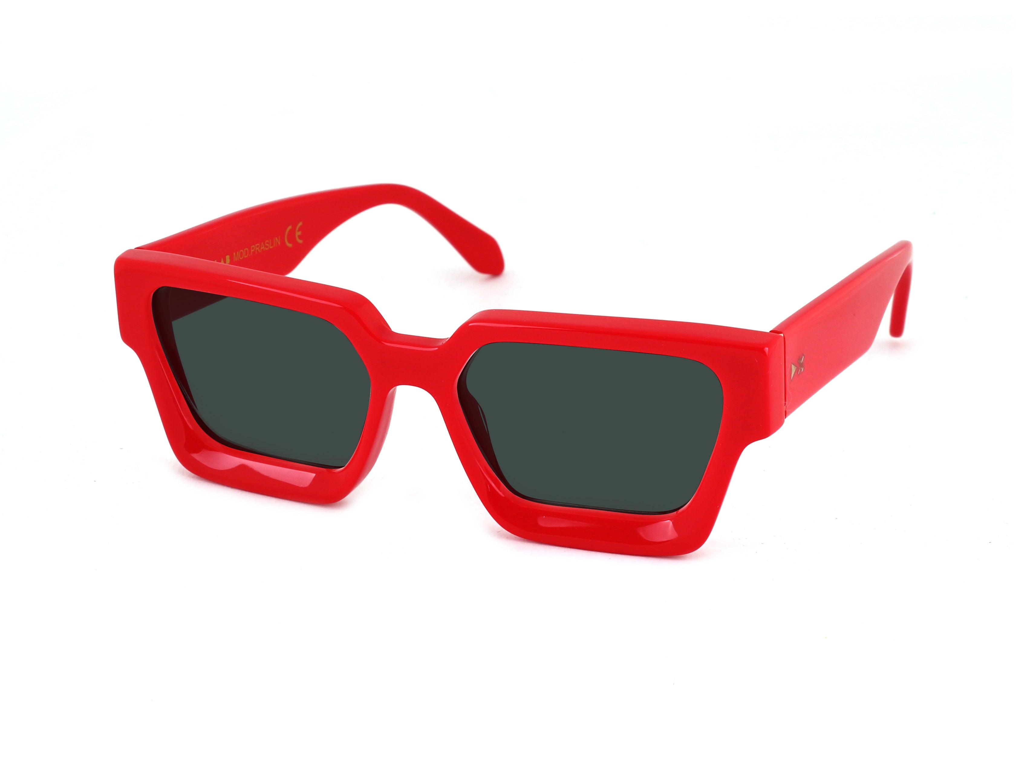 XLAB Unisex XLAB Praslin Sonnenbrillen Acetat Schwarz Hellblau Quadratisch Schattiert