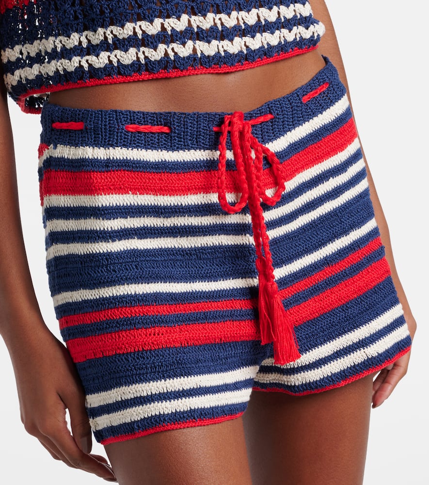 Crochet cotton shorts
