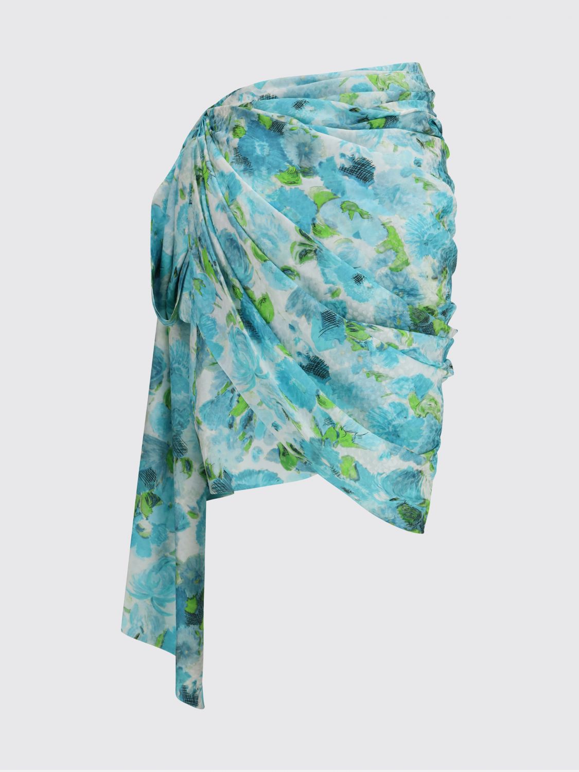 Skirt CHLOÉ Woman color Gnawed Blue