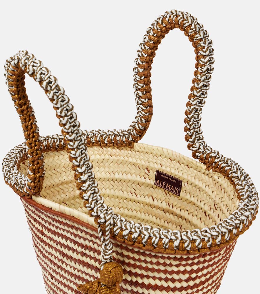 Alémais Dee Dee Large raffia tote bag