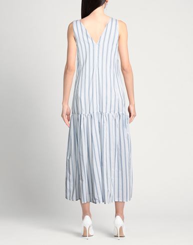 Woman Maxi dress Light blue Size 6 Cotton, Polyamide, Elastane