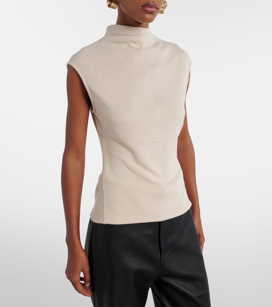 Zana ribbed-knit top